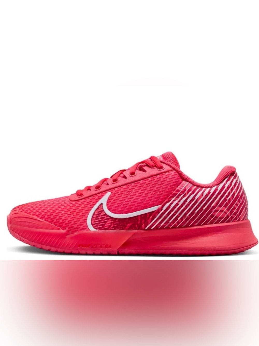 Nike Vapor Red Athletic Sneakers with White Swoosh